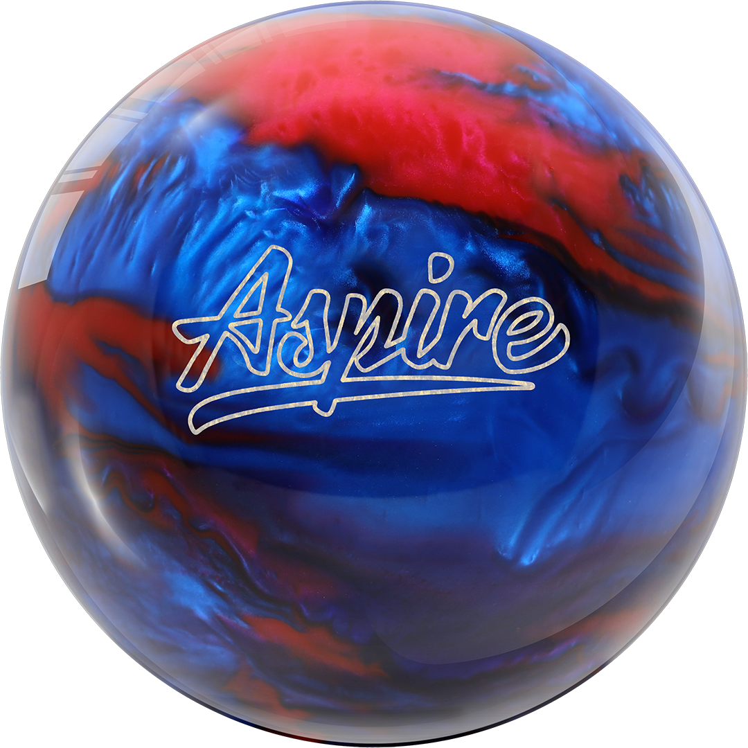 Polyester Bowling Ball - Motiv Aspire - Navy/Red/Blue Drilled