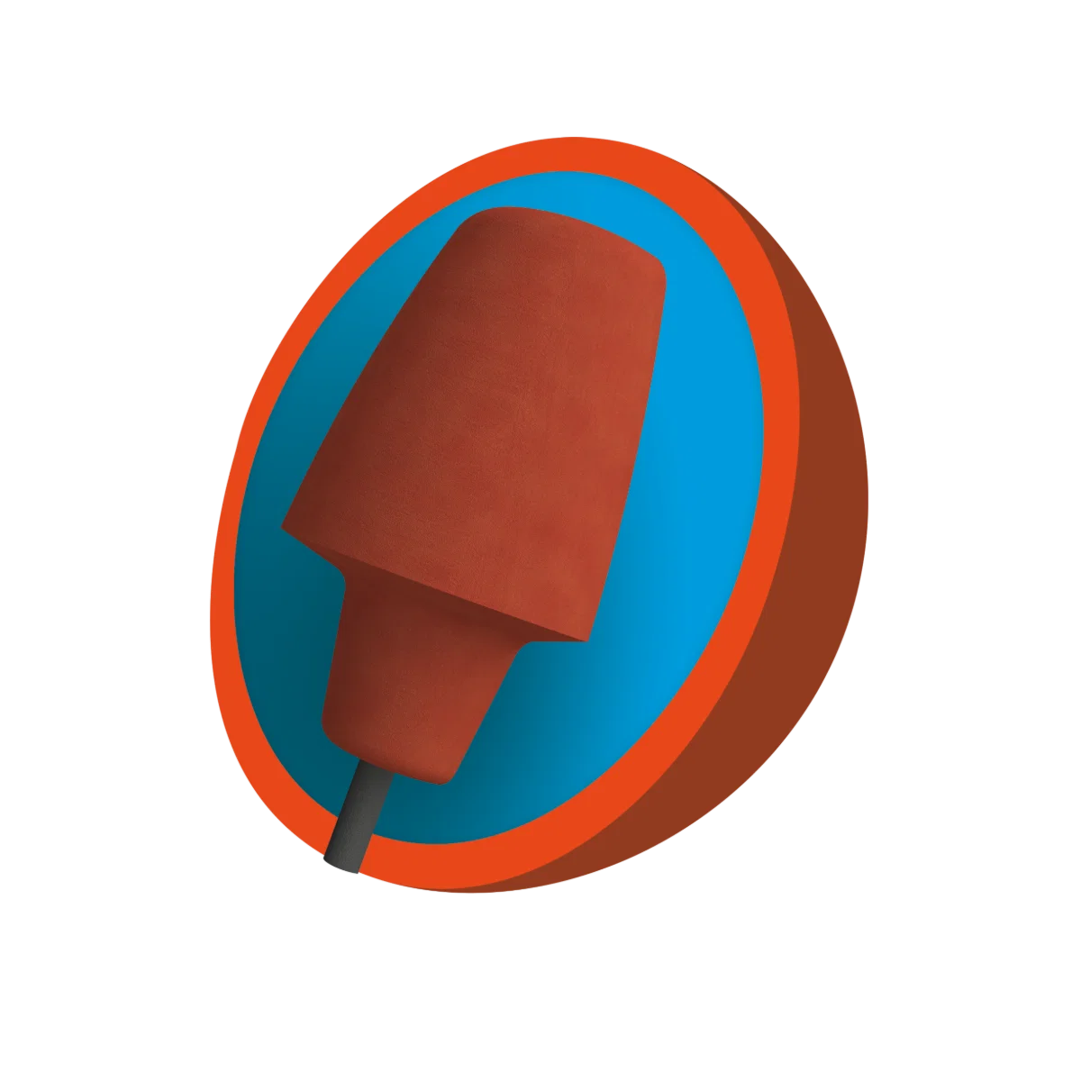 Piranha Solid bowling ball - Undrilled
