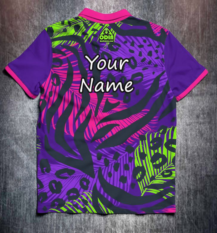 Animal leaf pattern design shirt