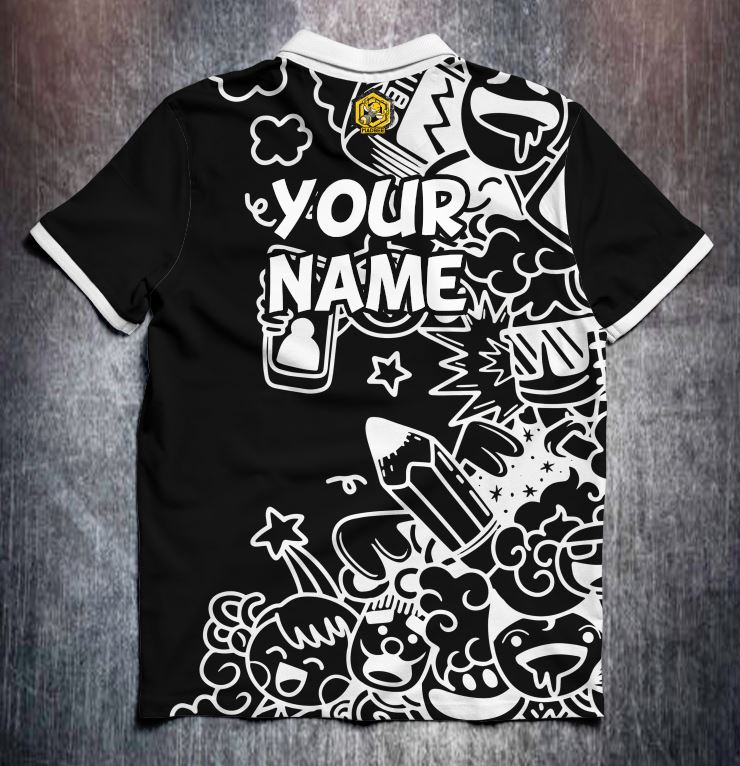 Comic doodles (Various Colours) shirt