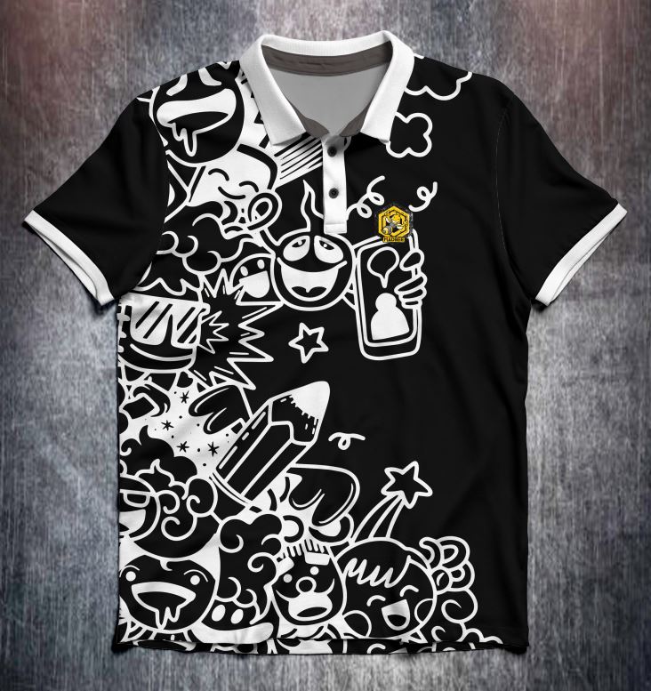 Comic doodles (Various Colours) shirt