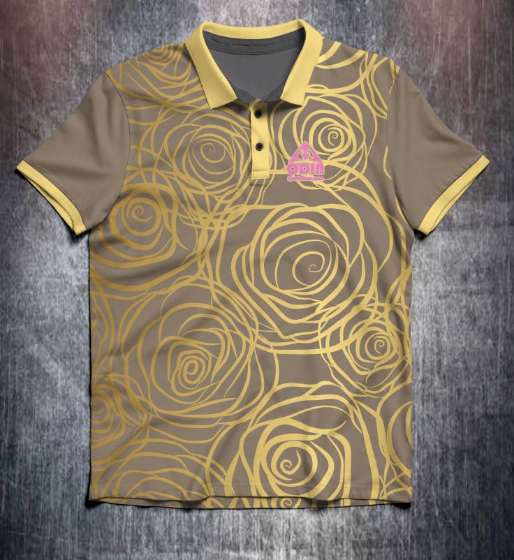 Gold Roses Tenpin Bowling Shirt and Apparel