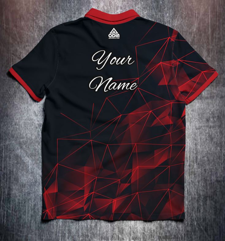 Red Technical Tenpin Bowling Shirt and Apparel