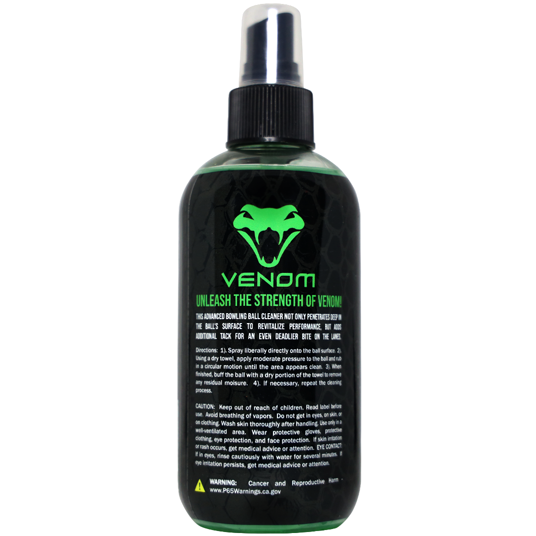 Venom bowling ball cleaner 8oz spray bottle