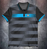 Black grey blue lines Tenpin Bowling Shirt and Apparel