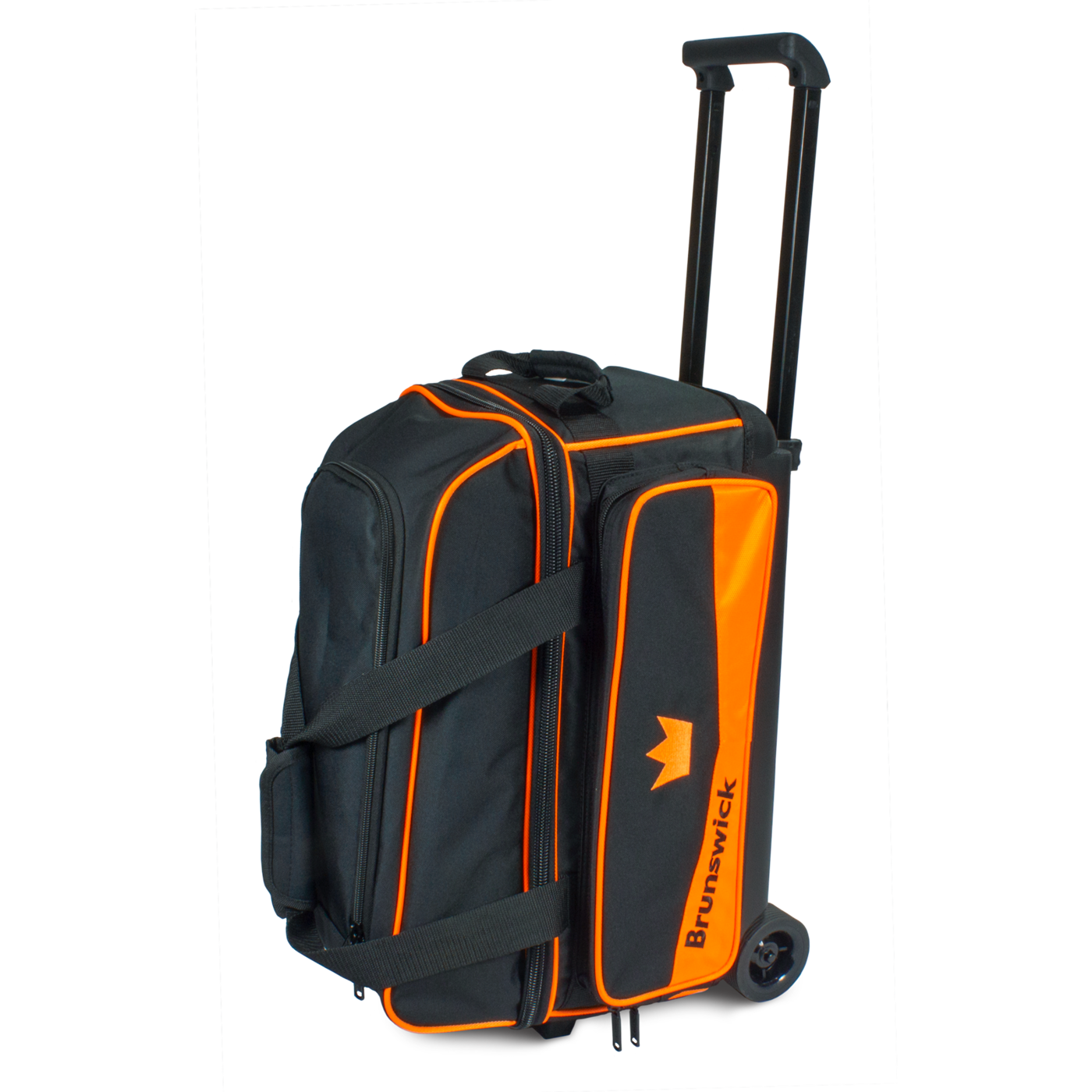 Orange 2 ball roller double roller bowling bag