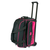 Pink 2 ball roller double roller bowling bag