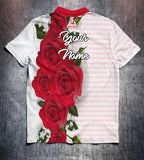 Red Roses Tenpin Bowling Shirt and Apparel