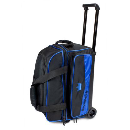 Royal Blue 2 ball roller double roller bowling bag