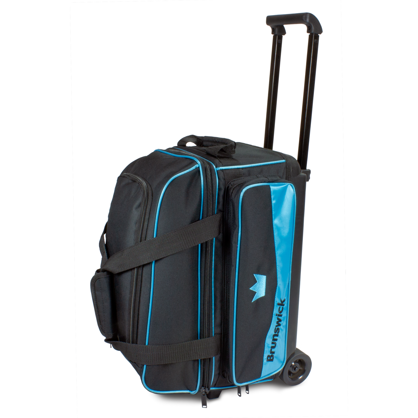 Sky Blue 2 ball roller double roller bowling bag