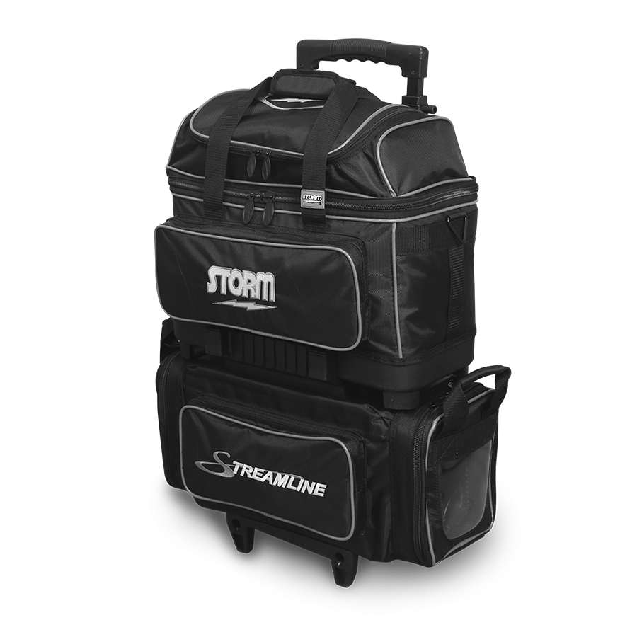 4 Ball Roller Bag - Storm - Streamline - Black/Silver