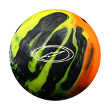 Polyester Bowling Ball - Storm Spot On - Black / Yellow / Orange