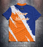 Orange Blue Slash Tenpin Bowling Shirt and Apparel
